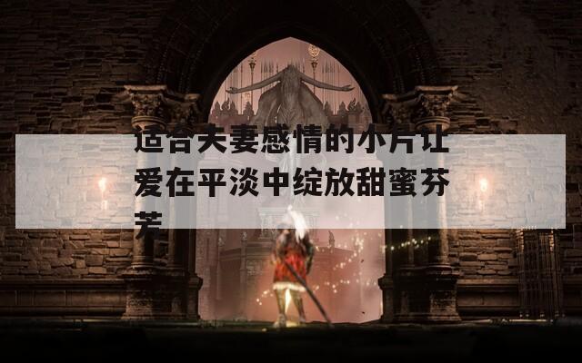 适合夫妻感情的小片让爱在平淡中绽放甜蜜芬芳
