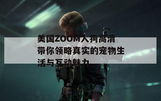 美国ZOOM人狗高清带你领略真实的宠物生活与互动魅力