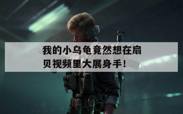 我的小乌龟竟然想在扇贝视频里大展身手！