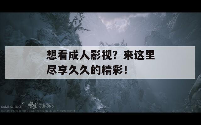 想看成人影视？来这里尽享久久的精彩！