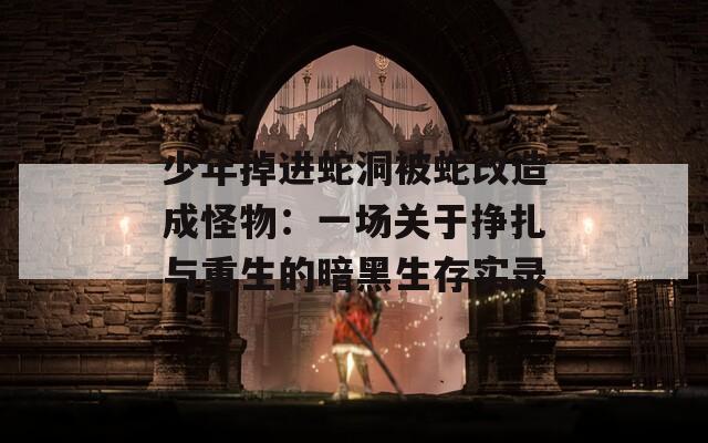 少年掉进蛇洞被蛇改造成怪物：一场关于挣扎与重生的暗黑生存实录