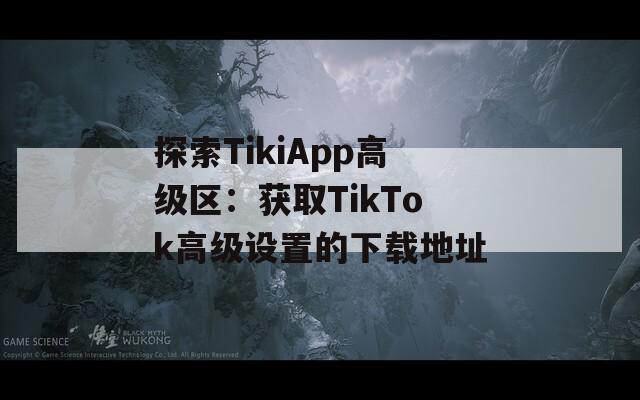 探索TikiApp高级区：获取TikTok高级设置的下载地址