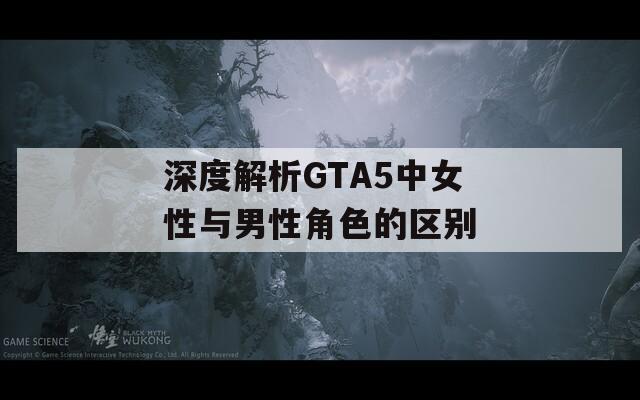深度解析GTA5中女性与男性角色的区别