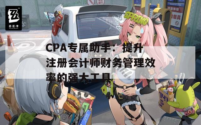 CPA专属助手：提升注册会计师财务管理效率的强大工具