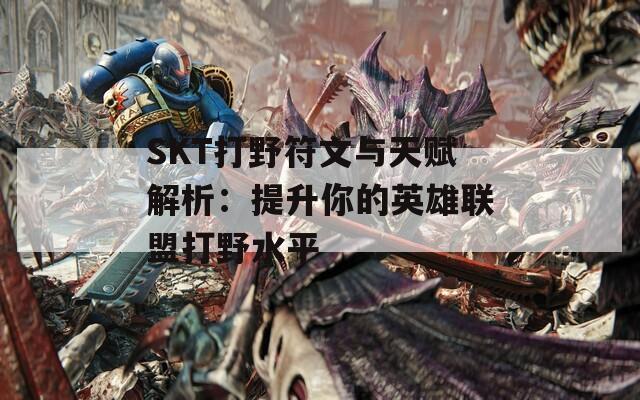 SKT打野符文与天赋解析：提升你的英雄联盟打野水平