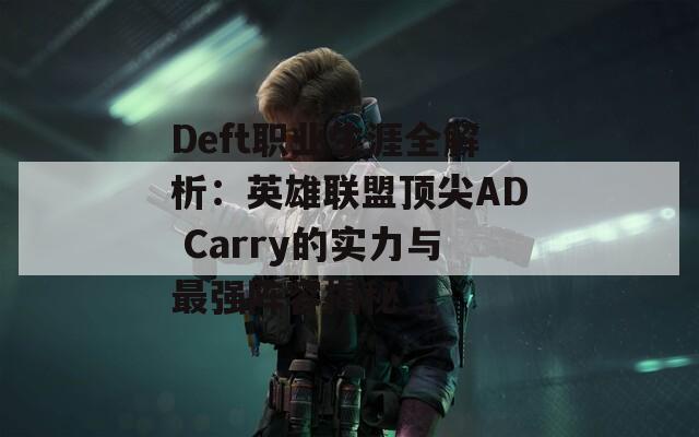 Deft职业生涯全解析：英雄联盟顶尖AD Carry的实力与最强阵容揭秘