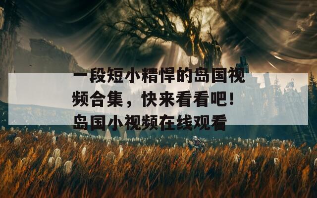 一段短小精悍的岛国视频合集，快来看看吧！岛国小视频在线观看