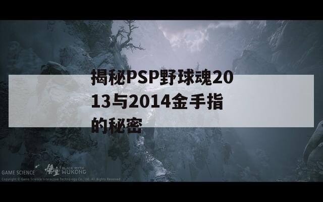 揭秘PSP野球魂2013与2014金手指的秘密