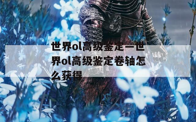 世界ol高级鉴定—世界ol高级鉴定卷轴怎么获得