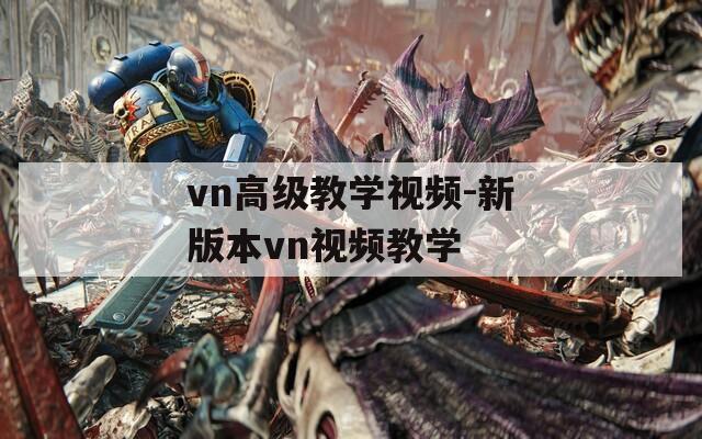 vn高级教学视频-新版本vn视频教学